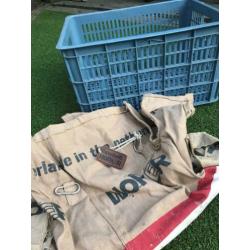 fietskrat 50 l incl worker tas