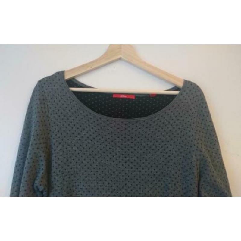 warme jurk s.Oliver | mt 42 | s. Oliver, jurk, grijs zwart