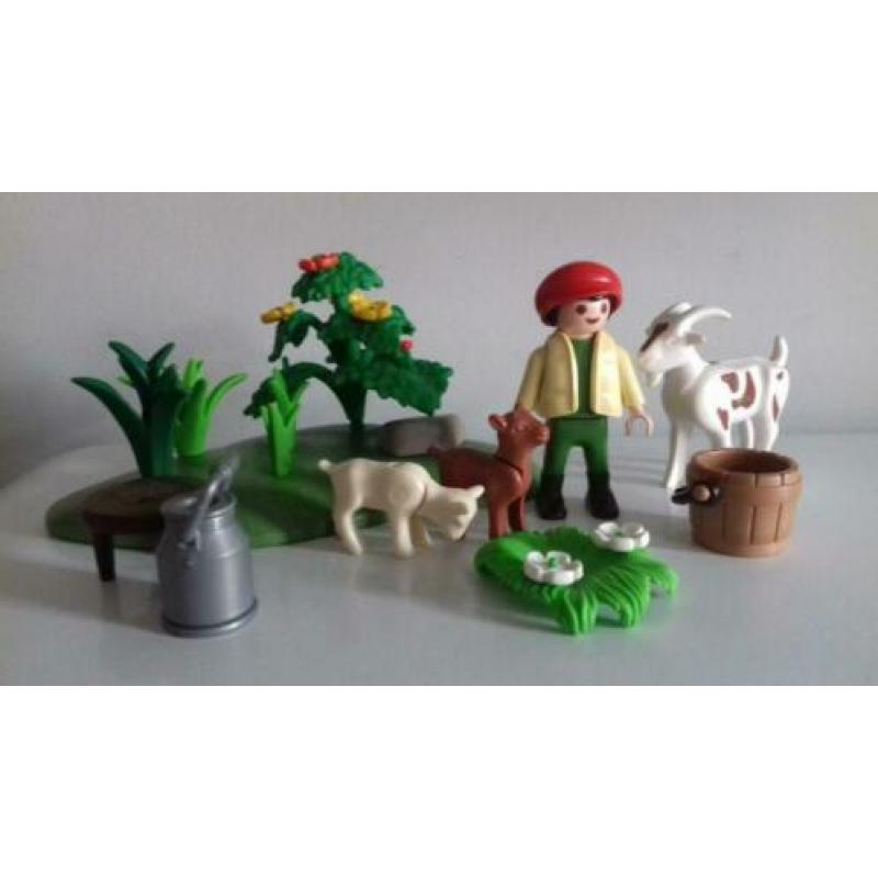 Playmobil dieren boerderij setje met geiten #54