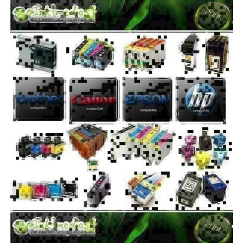 De goedkoopste inkt cartridges en toners voor uw printer !!!
