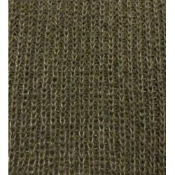 Olijfgroene jurk mt 36/38 mix alpaca mohair zijde.