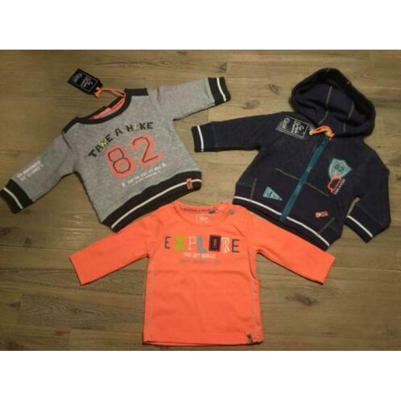 Nieuw set Quapi boys longsleeve sweater en vest, 56