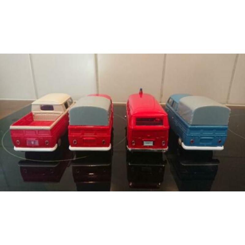 4 Volkswagen T1 busjes 11,5 cm