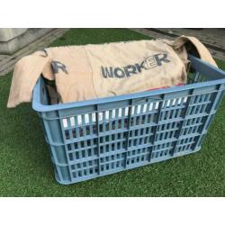 fietskrat 50 l incl worker tas