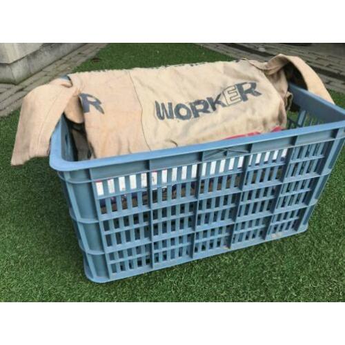 fietskrat 50 l incl worker tas