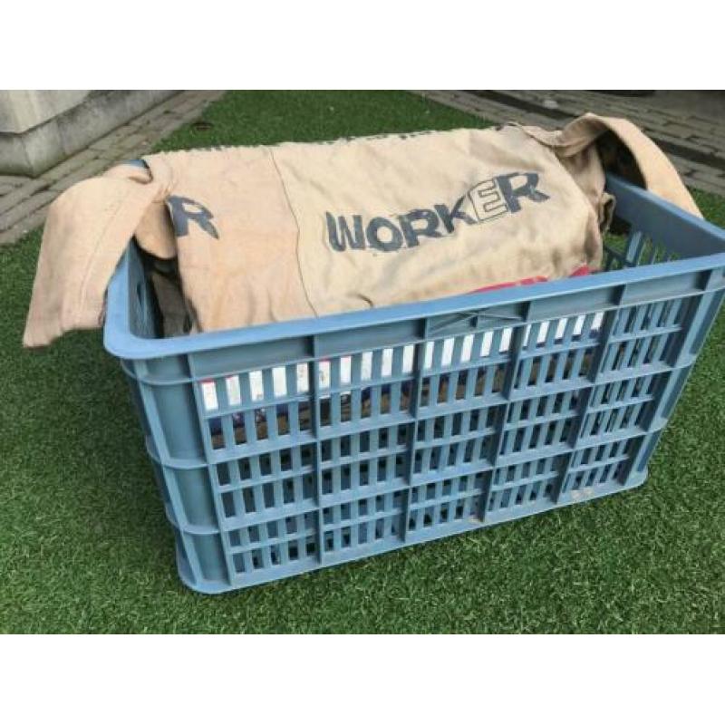 fietskrat 50 l incl worker tas