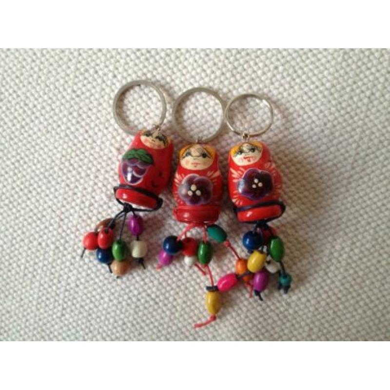 sleutelhangers Babouschka Budda Engel Hand van Fatima nieuw!