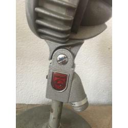 Vintage jaren 50 Philips microfoon op tafelstandaard