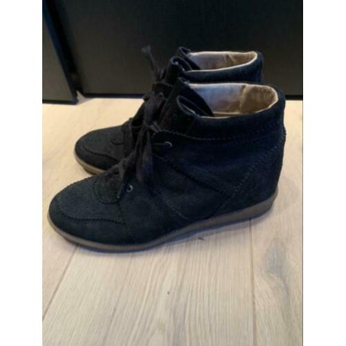 Deabused Isabel Marant look-a-like sneaker zwart maat 40