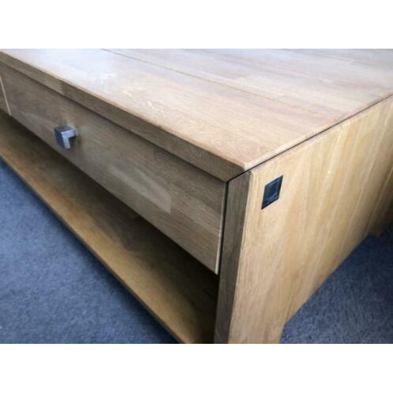 Jan des Bouvrie salontafel massief eiken 120 x 70cm