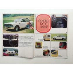 Toyota Programma 1971 Celica Crown Carina Corona – Folder
