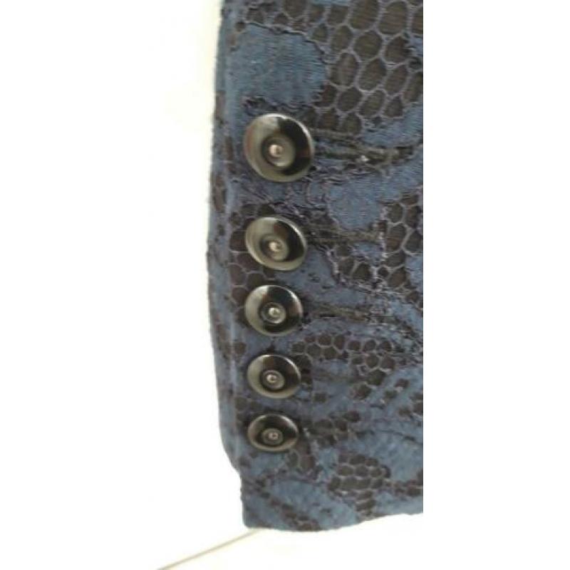 Gustav dames jasje zwart/blauw maat 38