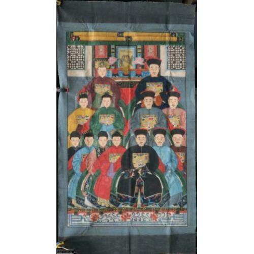 groot voorouder schilderij linnen China
