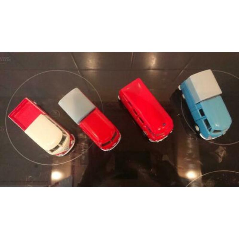4 Volkswagen T1 busjes 11,5 cm