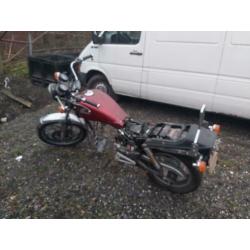 Honda cb 450 sc nighthawk frame + kenteken