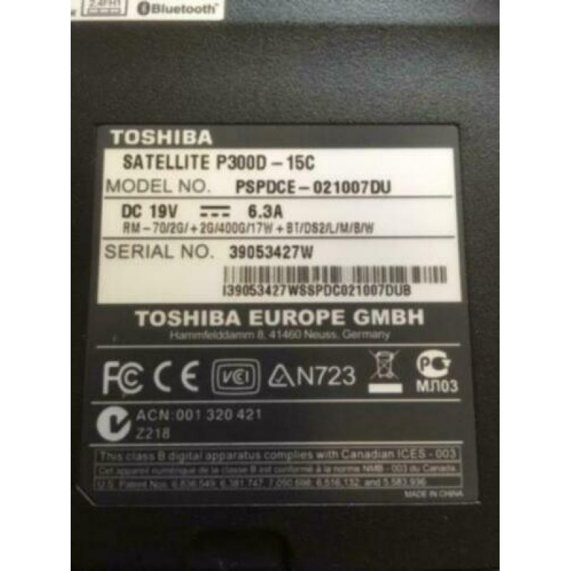 Toshiba Satalite laptop
