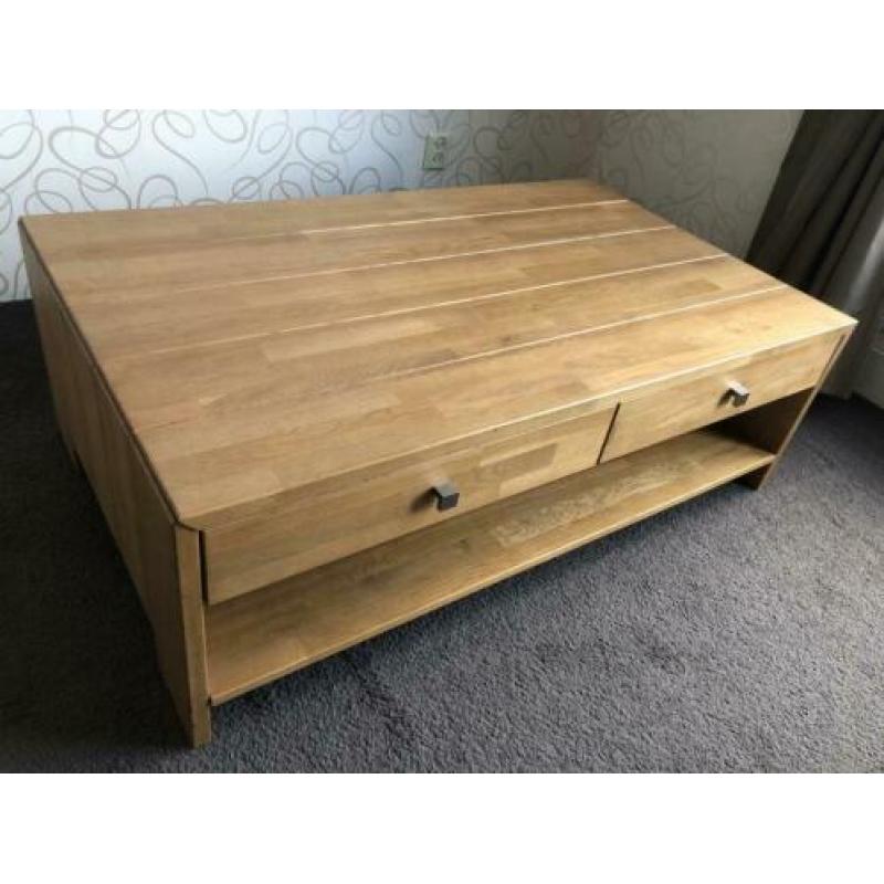 Jan des Bouvrie salontafel massief eiken 120 x 70cm