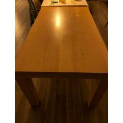Eikenhout eettafel