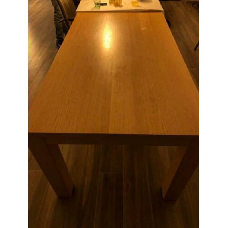Eikenhout eettafel