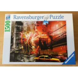 Puzzel New York Collage - 1500 stukjes - Ravensburger