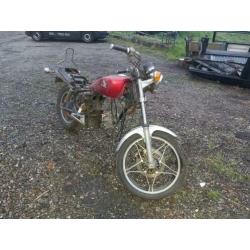 Honda cb 450 sc nighthawk frame + kenteken