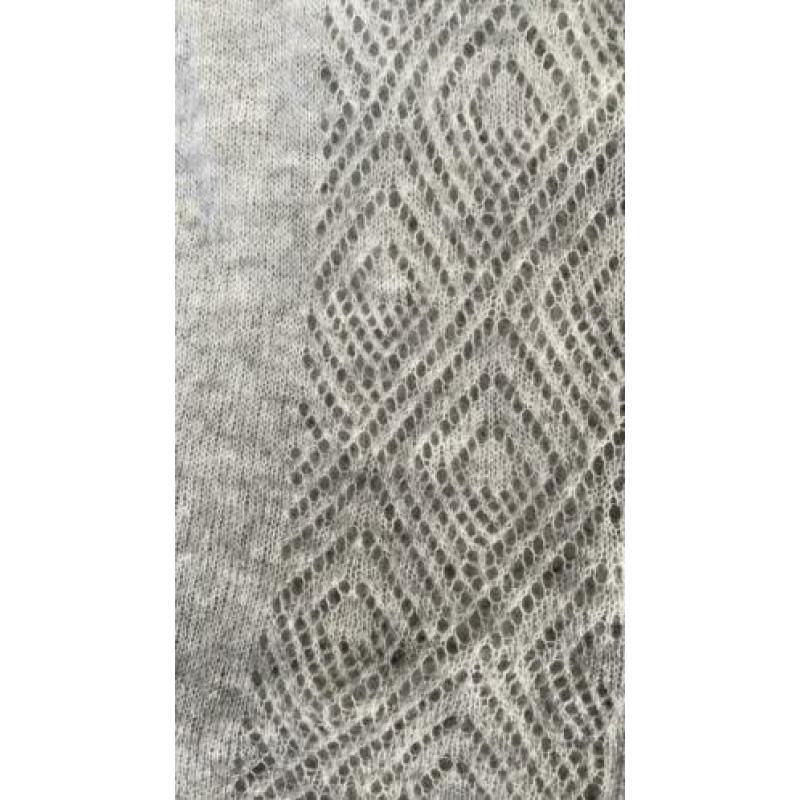 Vest high maat xl grijs alpaca