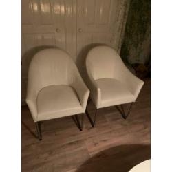 2 Lederen Fauteuils CONTUR