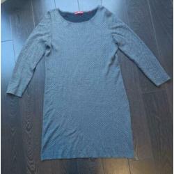 warme jurk s.Oliver | mt 42 | s. Oliver, jurk, grijs zwart