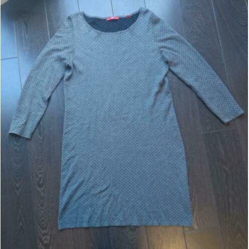warme jurk s.Oliver | mt 42 | s. Oliver, jurk, grijs zwart