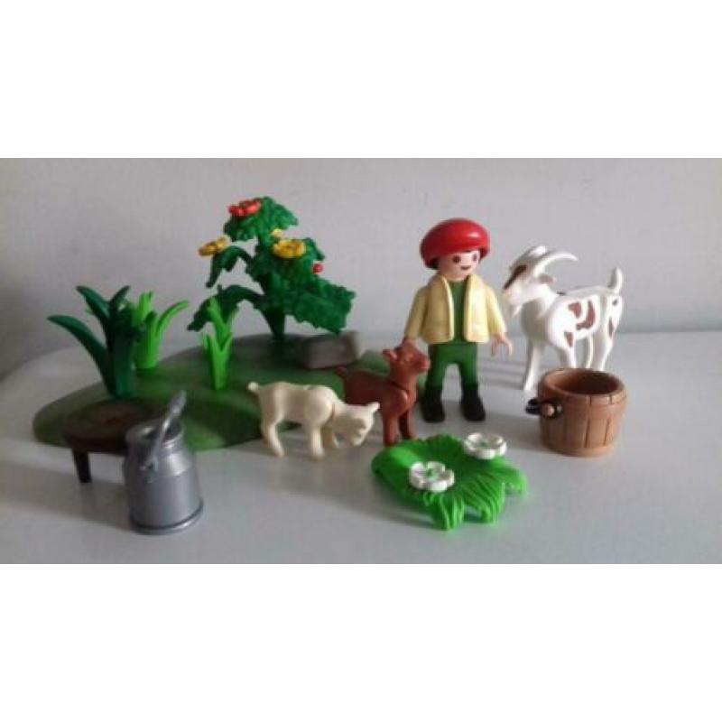 Playmobil dieren boerderij setje met geiten #54