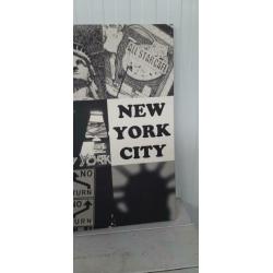 MPH 4000 Zwart witte print op canvas