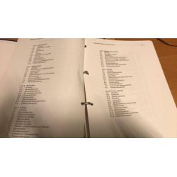 NHA webpage designer cursus, 2 mappen vol html css enz
