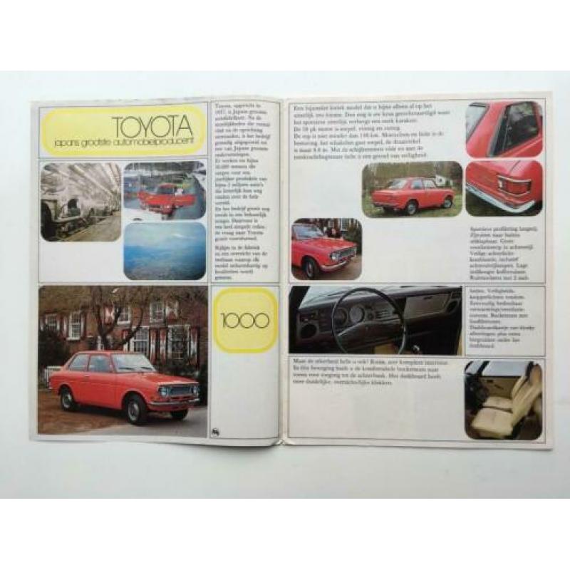 Toyota Programma 1971 Celica Crown Carina Corona – Folder
