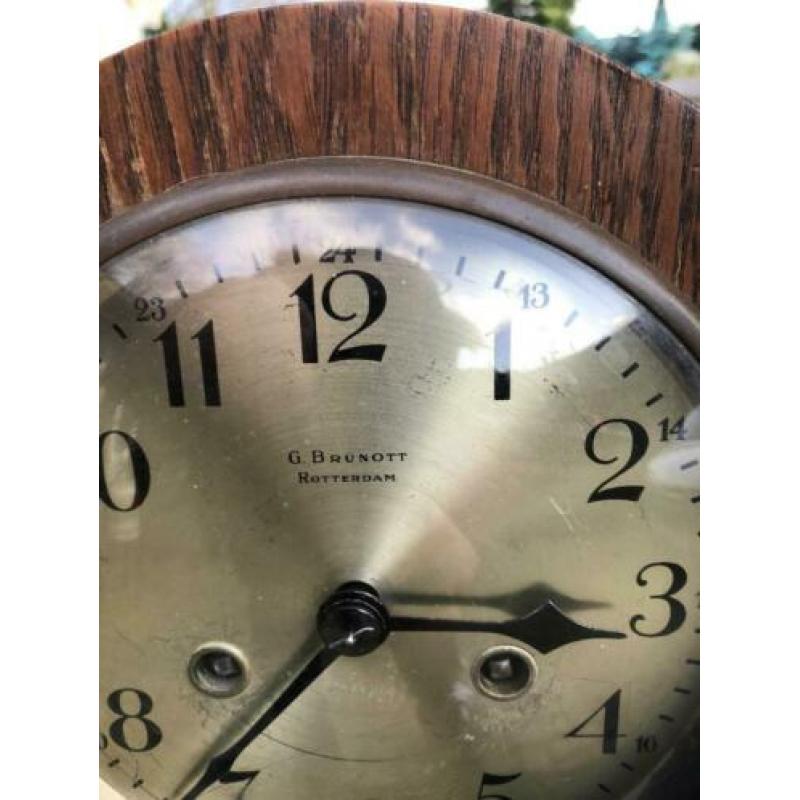 BRUNOTT Pendule klok uit Rotterdam perfect werkend