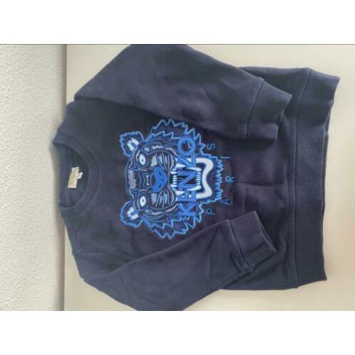 Donkerblauwe Kenzo sweater maat 104