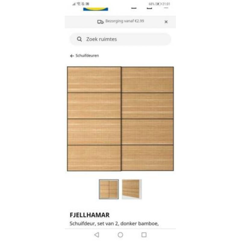 Fjellhamar ikea schuifdeuren pax kast