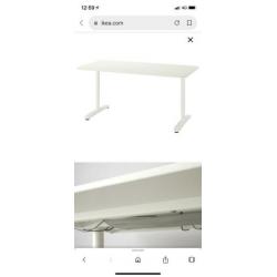 Bureau Bekant 140 cm wit