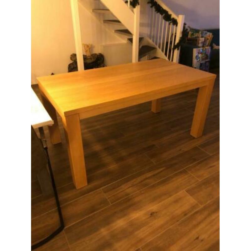 Eikenhout eettafel