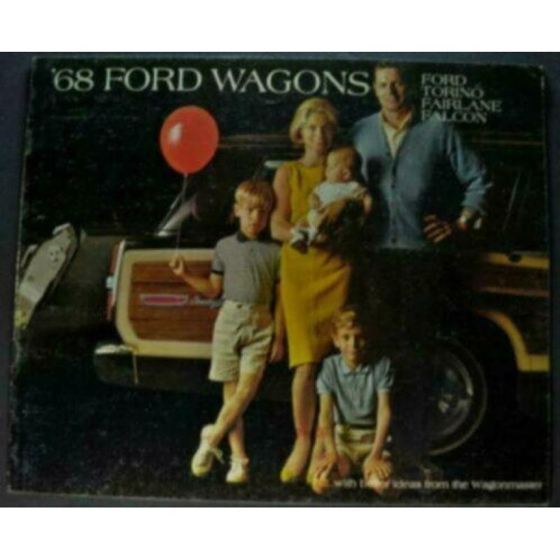 1968 Ford Wagons Brochure USA
