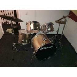 Ludwig drumstel (double bass!)