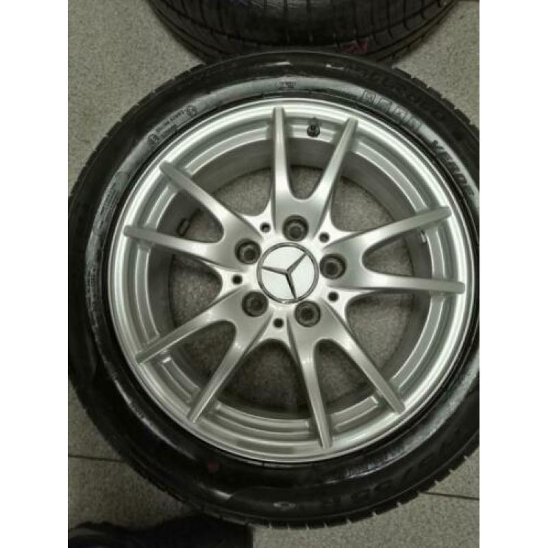Mercedes Orig Zomerset 4x PIRELLI 4x 8mm zgan zie alle fotos