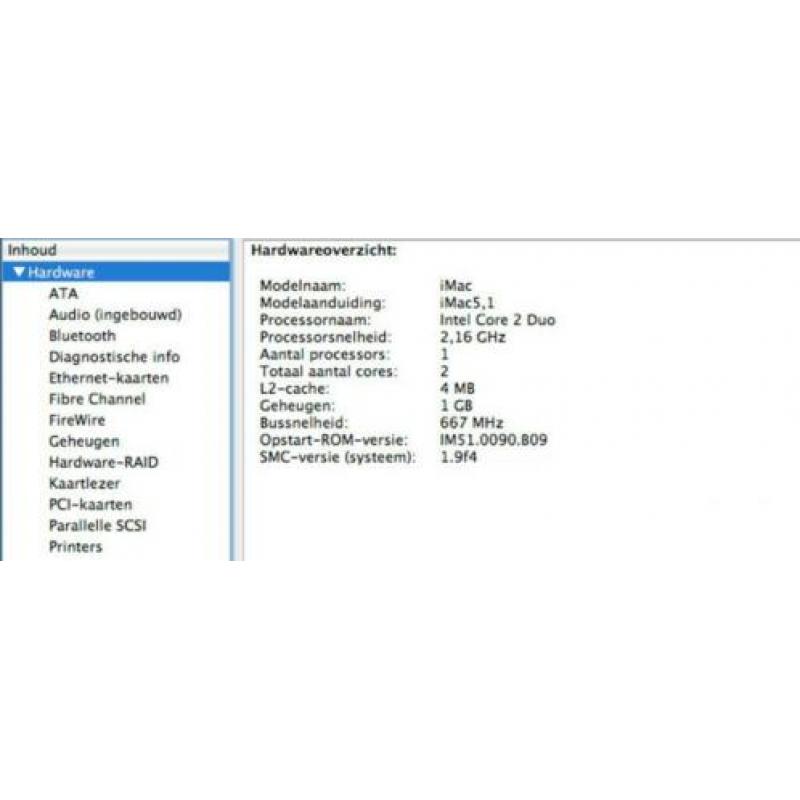 iMac 20 inch, 2006
