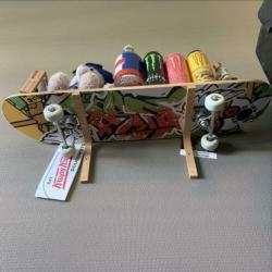 2 Skateboarden boeken plank voor kinderkamer