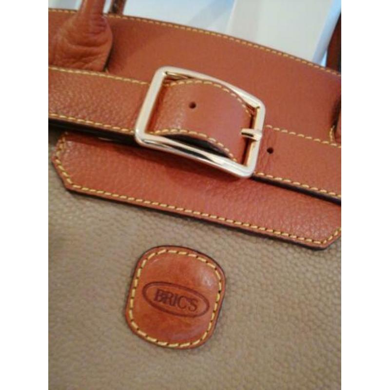 Brics damestas shopper camel bruin
