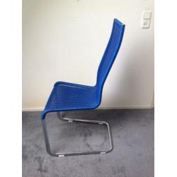 Design eetkamerstoel TECTA blauw