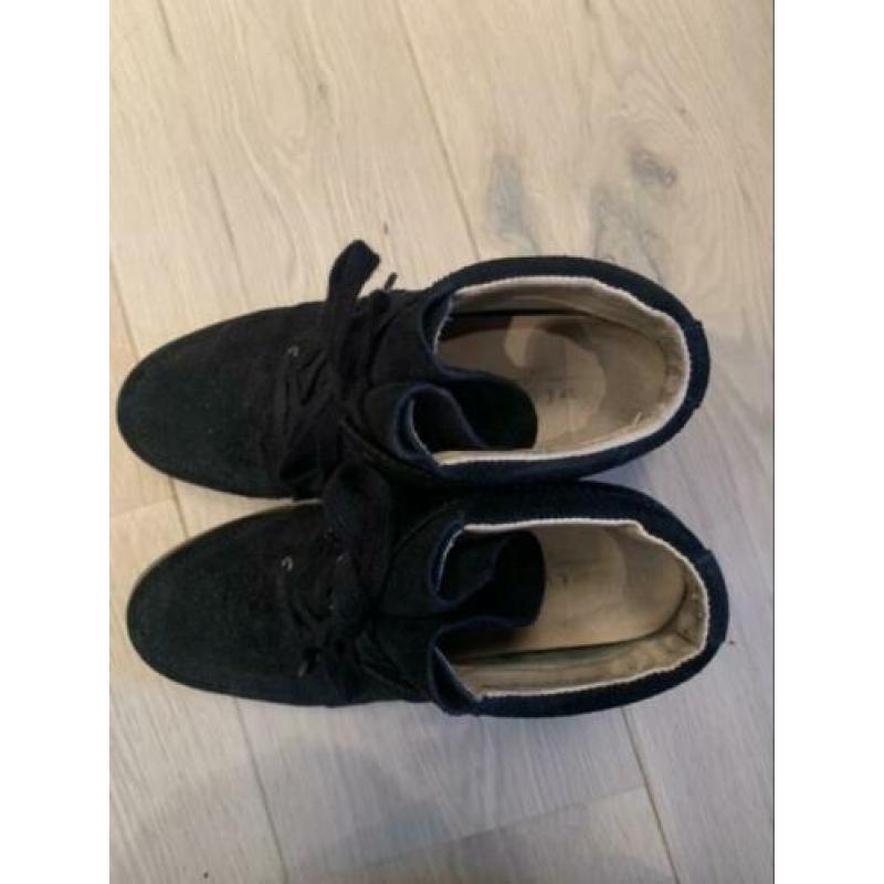 Deabused Isabel Marant look-a-like sneaker zwart maat 40