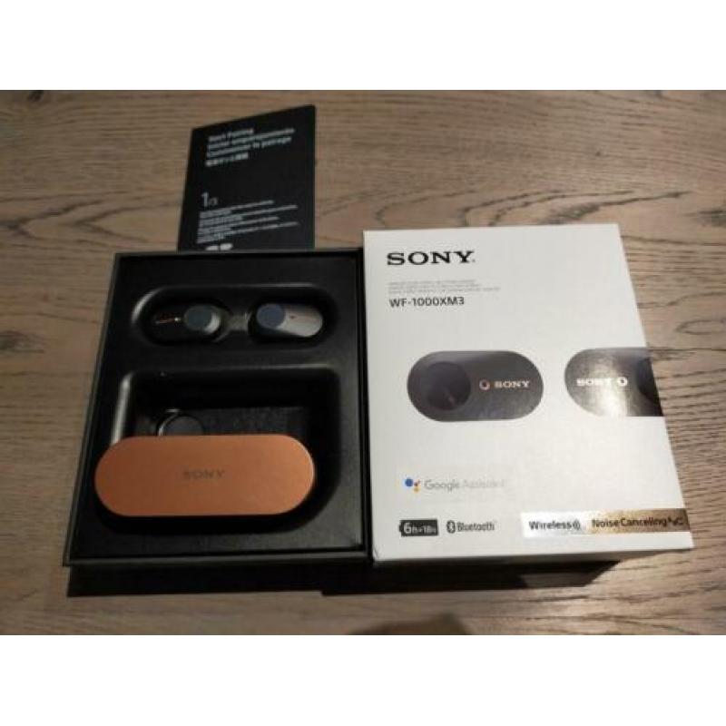 Sony WF-1000XM3 Black - NIEUW. Ongebruikt. Compleet !