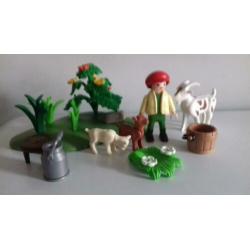 Playmobil dieren boerderij setje met geiten #54