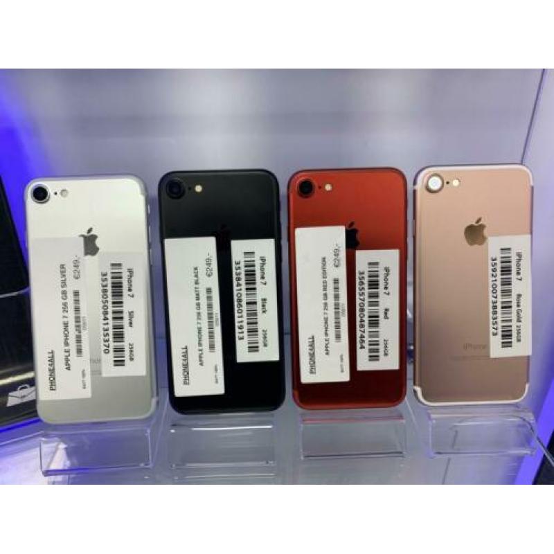 NIEUWESTAAT APPLE IPHONE 7 256 GB ALL Colour GARANTIE