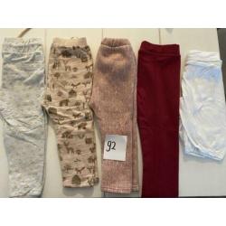 (Merk) broekjes leggings maillot 92